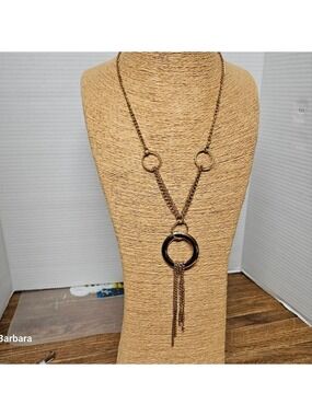 Gold-tone Opera Length Necklace